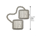 Nickel Tallit Clips 9 cm