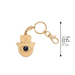Metal Keyholder Hamsa "Against Evil Eye" 5.5 cm - Nickel