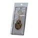 Metal Keyholder Hamsa "Mazal" 5.5 cm - Nickel