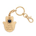 Metal Keyholder Hamsa "Mazal" 5.5 cm - Nickel