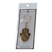 Metal Keyholder Hamsa "Good Luck" 5.5 cm - Gold