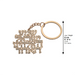 Keyholder with Stones - 6 cm - Gold