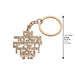 Keyholder with Stones - 6 cm - Gold