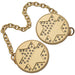Tallit Clips 9 cm - Gold Finish