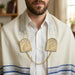 Tallit Clips 9 cm - Gold Finish