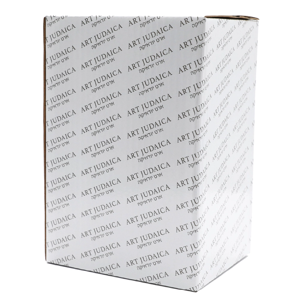 Nickel Octagon Havdalah Candle 14 Cm
