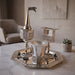 Nickel Octagon Havdalah Set 4 pcs