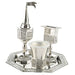 Nickel Octagon Havdalah Set 4 pcs