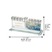 Elegant Crystal Menorah 13*10cm