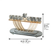 Crystal Elegant Menorah 16cm