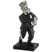 Polymer Kleizmer Playing Saxophone 17 cm - Silver, Black