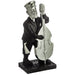Polymer Kleizmer Playing Cello 17 cm - Silver, Black