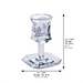 Crystal Kiddush Cup 16 cm Contain 100ml // 3.4oz