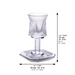 Crystal Kiddush Cup 16 cm Contain 100ml // 3.4oz