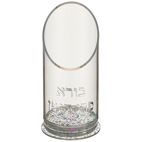 Lucite Wine Stand for Shabbat 20 cm - Silver