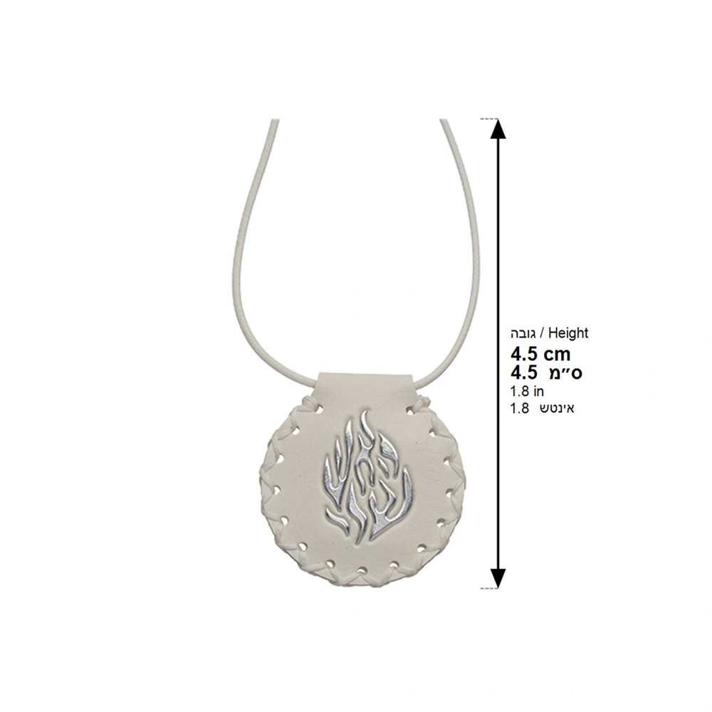 "Leatherette Necklace 4.5 cm "Shivit
