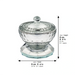 Crystal Salt & Pepper Holders 7 cm - Silver