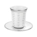 Ceramic Kiddush Cup 9 cm with Saucer