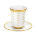 Ceramic Kiddush Cup 9 cm with Saucer
