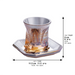 Crystal Kiddush Cup Without Leg 9 cm Contain 100ml // 3.4oz