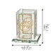Crystal Tzedakah Box 12*9 cm with Plaque