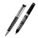 Bs Elegant Black Pen with Silver "7 Blessings" 13.5 Cm-hebrew