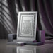 Glass Frame Candle Lighting Blessing 25x35 cm- with Stones
