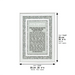 Glass Frame Candle Lighting Blessing 25x35 cm- with Stones