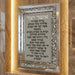 Glass Frame "Asher Yatzar" 25x35 cm- Sepharadic - with Stones