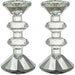 Pair of Crystal Elegant Candlesticks 15.5 cm