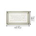 Glass Challah Tray 43*30 cm