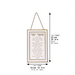 Glass Hebrew Asher Yazar Blessing 13x21 cm