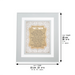 Framed Blessing with Metal Plaque 23*28 cm- "Asher Yazar" Sephardic