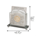 Crystal Benchers Display 18*15 cm with 6 Blessings - Ashkenaz