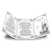 Cardboard Havdalah Blessing with Basil Besamim 18*16 cm