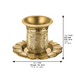 Gln Kiddush Cup "Checkered" Filigree 8.5 cm Contain 120ml // 4.06oz - Gold