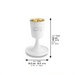 Polymer Kiddush Cup 15 cm with stem & Saucer