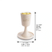 Polymer Kiddush Cup 15 cm with stem & Saucer
