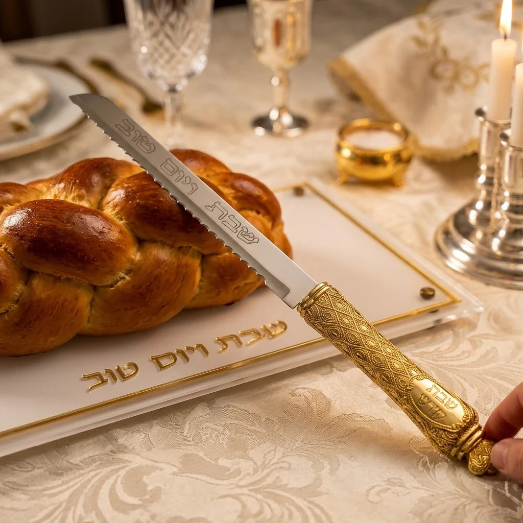 Elegant Knife 35 cm with Metal Handle - Gold