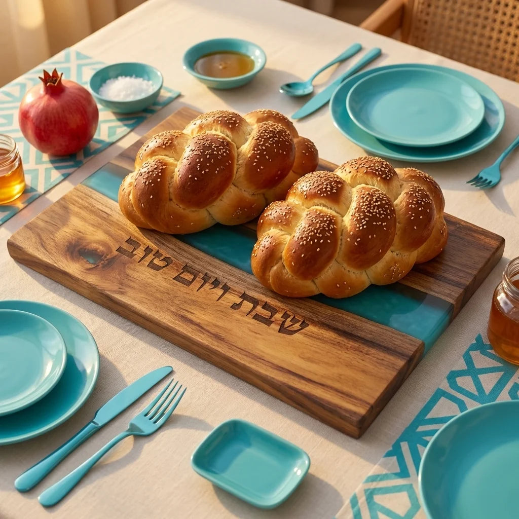 Challah Tray "AKACIA" 41x28 cm