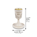 Polymer Kiddush Cup 15 cm with stem & Saucer