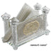 Crystal Napkin Holder with Metal Plate 10*17 cm