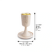 Polymer Kiddush Cup 15 cm with stem & Saucer