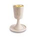 Polymer Kiddush Cup 15 cm with stem & Saucer