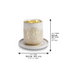 Polymer Kiddush Cup 8 cm with Saucer