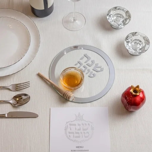 Glass Plate For Apple In Honey 19 cm