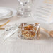Crystal Honey Dish 7*7 cm with Metal Plaque