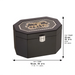 Wood Etrog Box with Metal Plate 18*12*11cm
