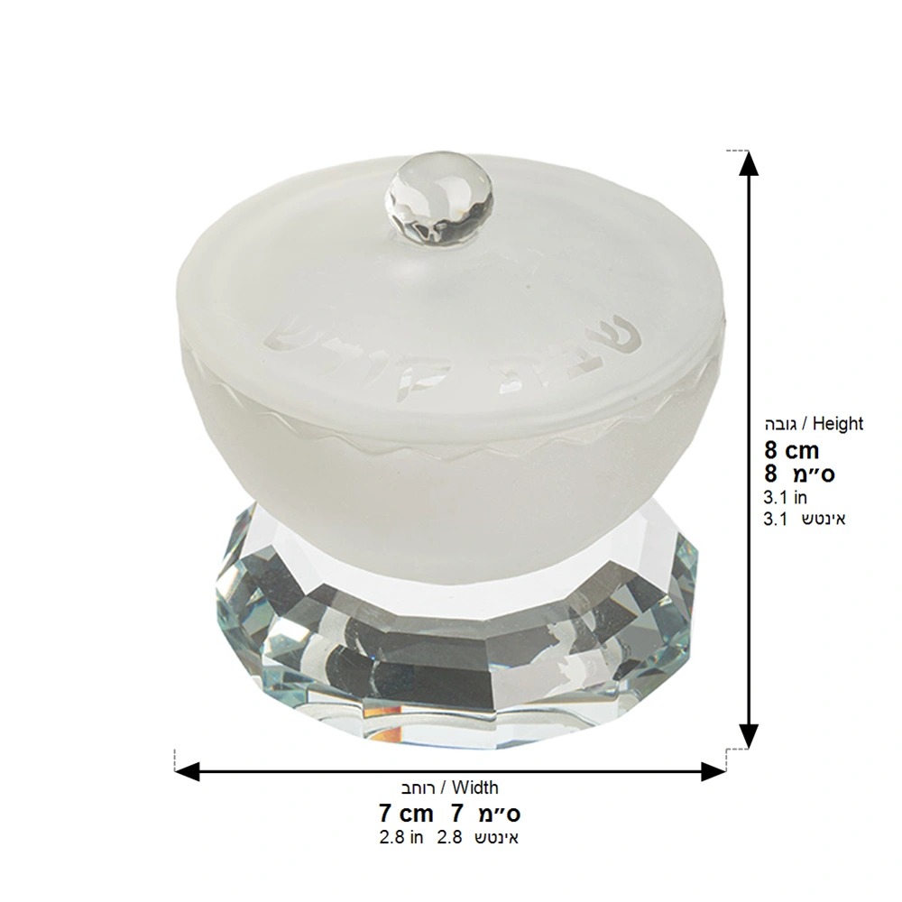 Crystal Salt & Pepper Holders 7 cm