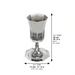 Nickel Kiddush Cup "the Bible Rivers" Contain 120ml // 4.06oz